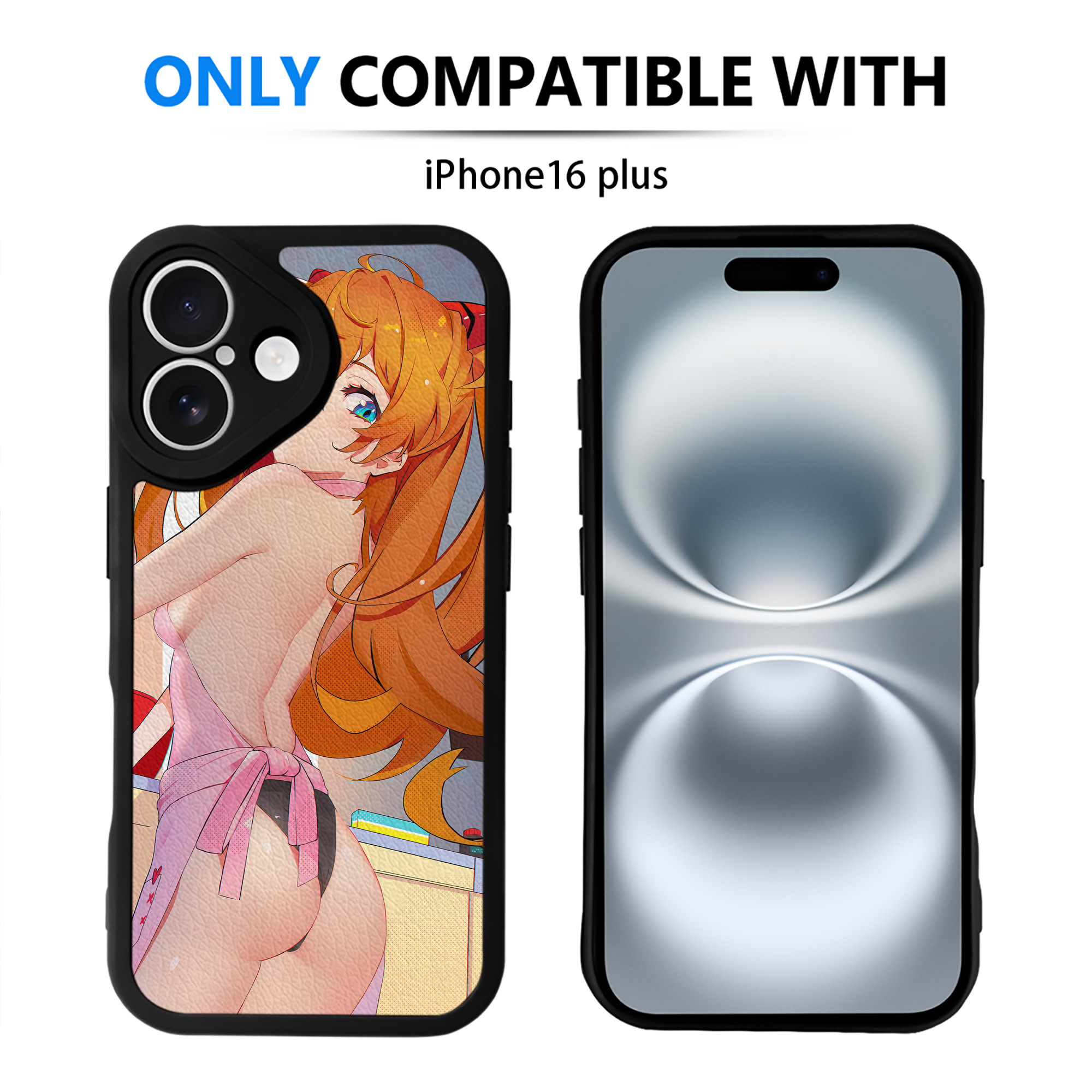 （画像用） EVA 新世紀エヴァンゲリオン 【iPhone 16シリーズ対応】シリコンスマホケース（レザー調） 材質：シリコン